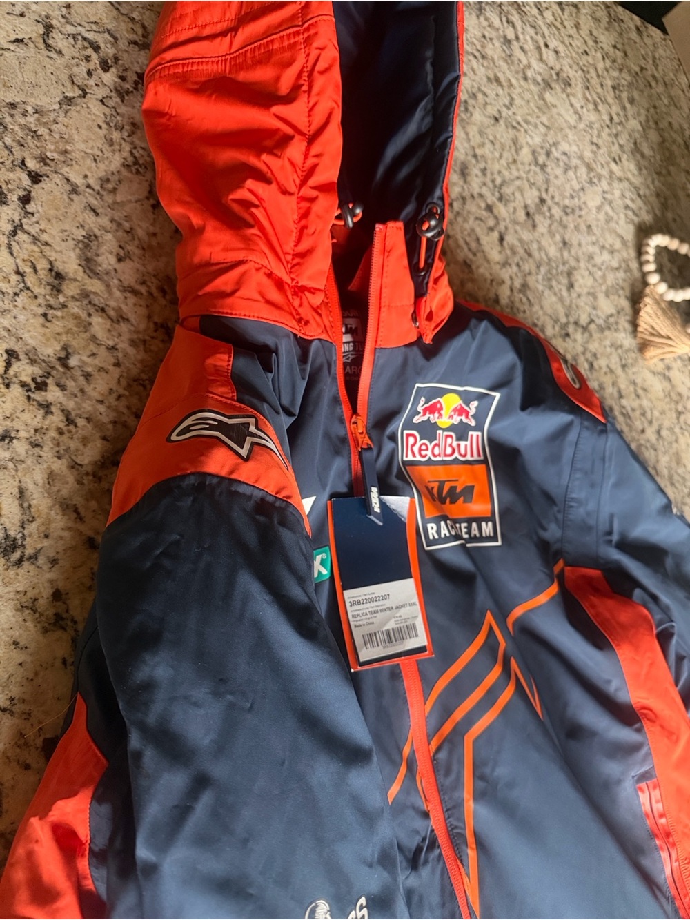Red Bull KTM Racing Team Men's Performance Heavy duty Jacket - NEW 3XL